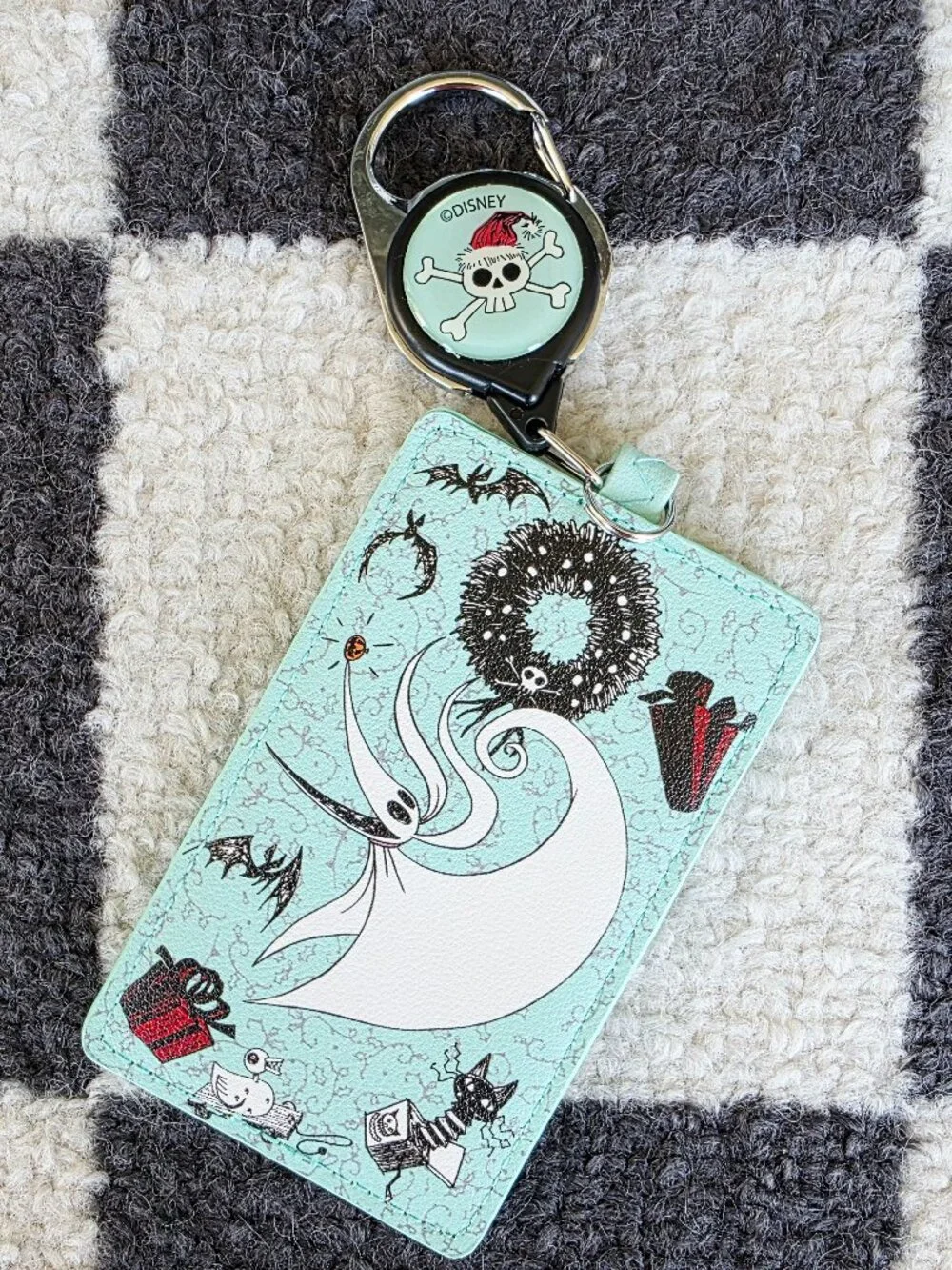Disney Loungefly The Nightmare Before Christmas Zero Retractable Badge Holder